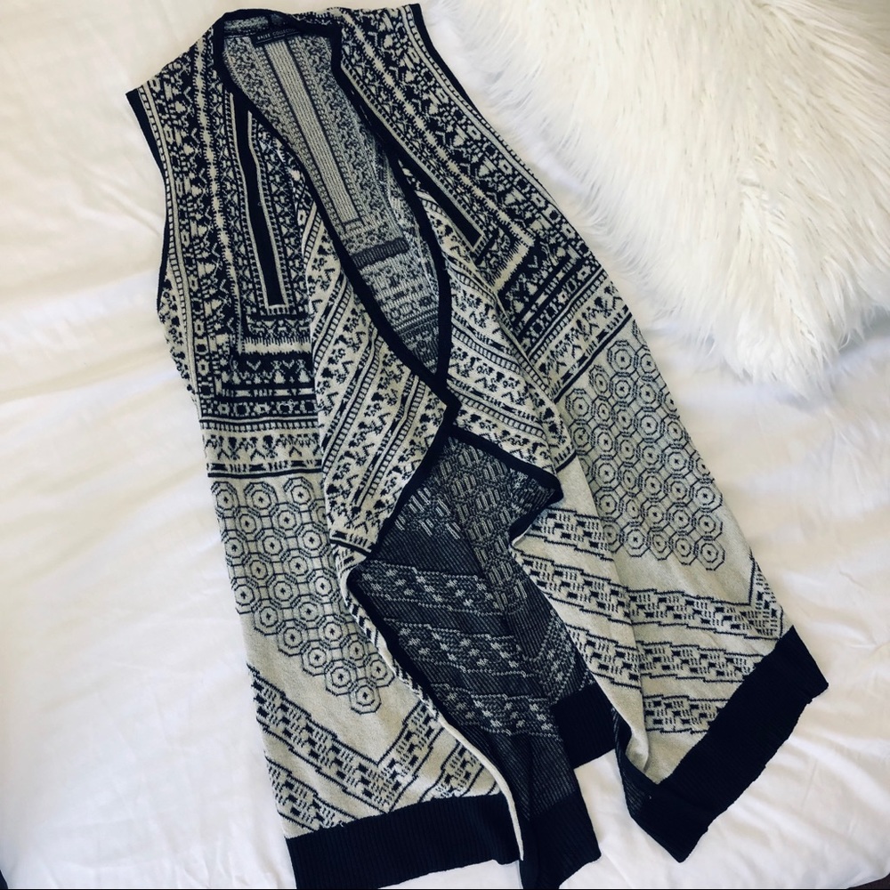 Black and Grey Cardigan